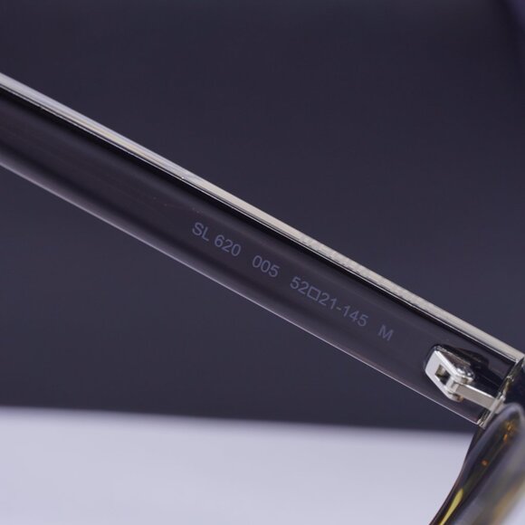Saint Laurent SL620 005 Round Sunglasses - Havana/Brown Gradient - Picture 7 of 10